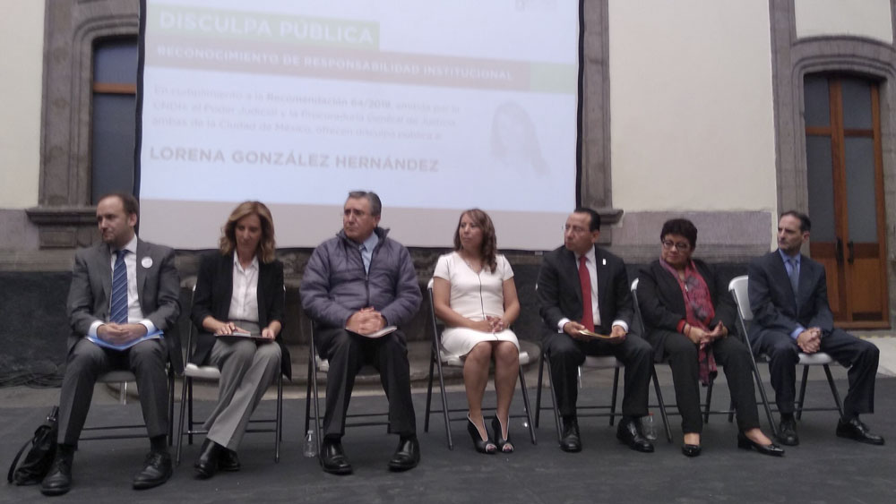 PGJ ofrece disculpa pública a Lorena González, encarcelada por caso Martí