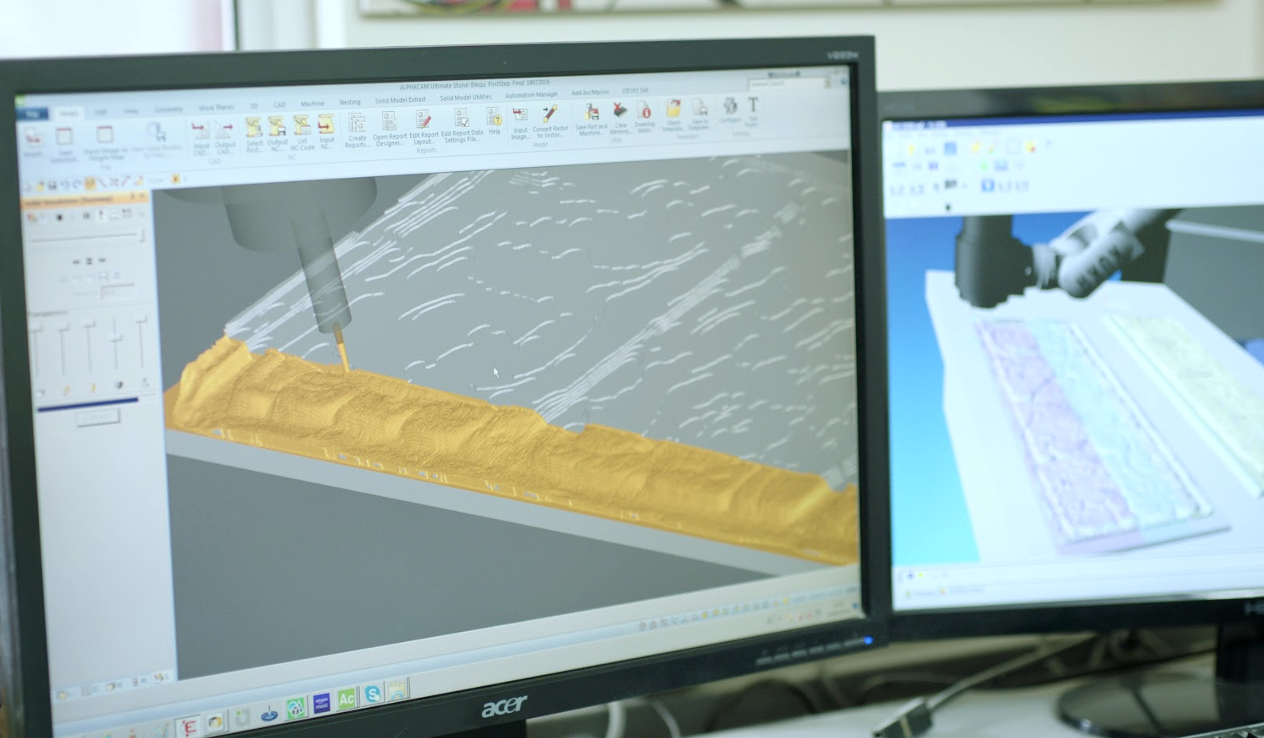 Google, INAH y el Museo Británico digitalizan la cultura maya - preparing-3d-model-for-staircase-fabrication