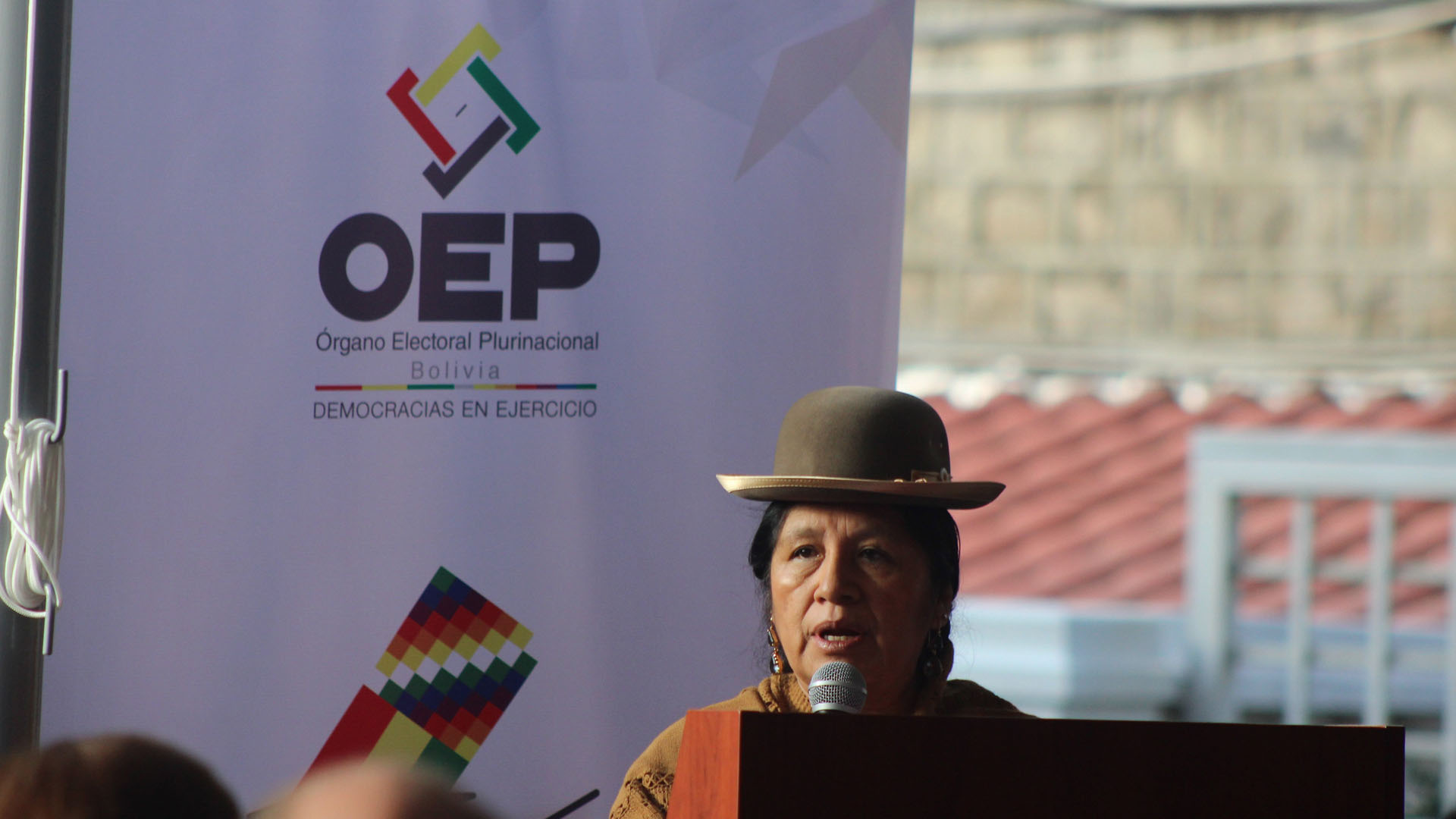 Bolivia celebra jornada electoral para renovar a su presidente - presidenta-del-organo-electoral-de-bolivia-maria-eugenia-choque