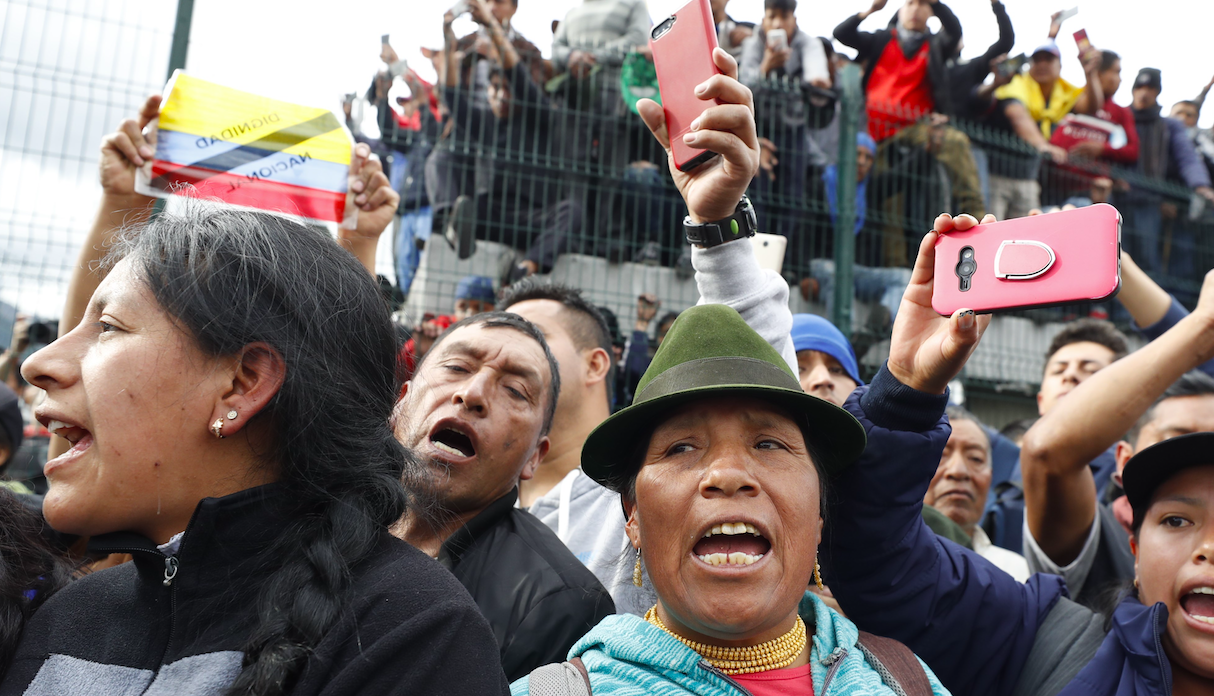 Protestas en Ecuador dejan cinco muertos, 554 heridos y 929 detenidos