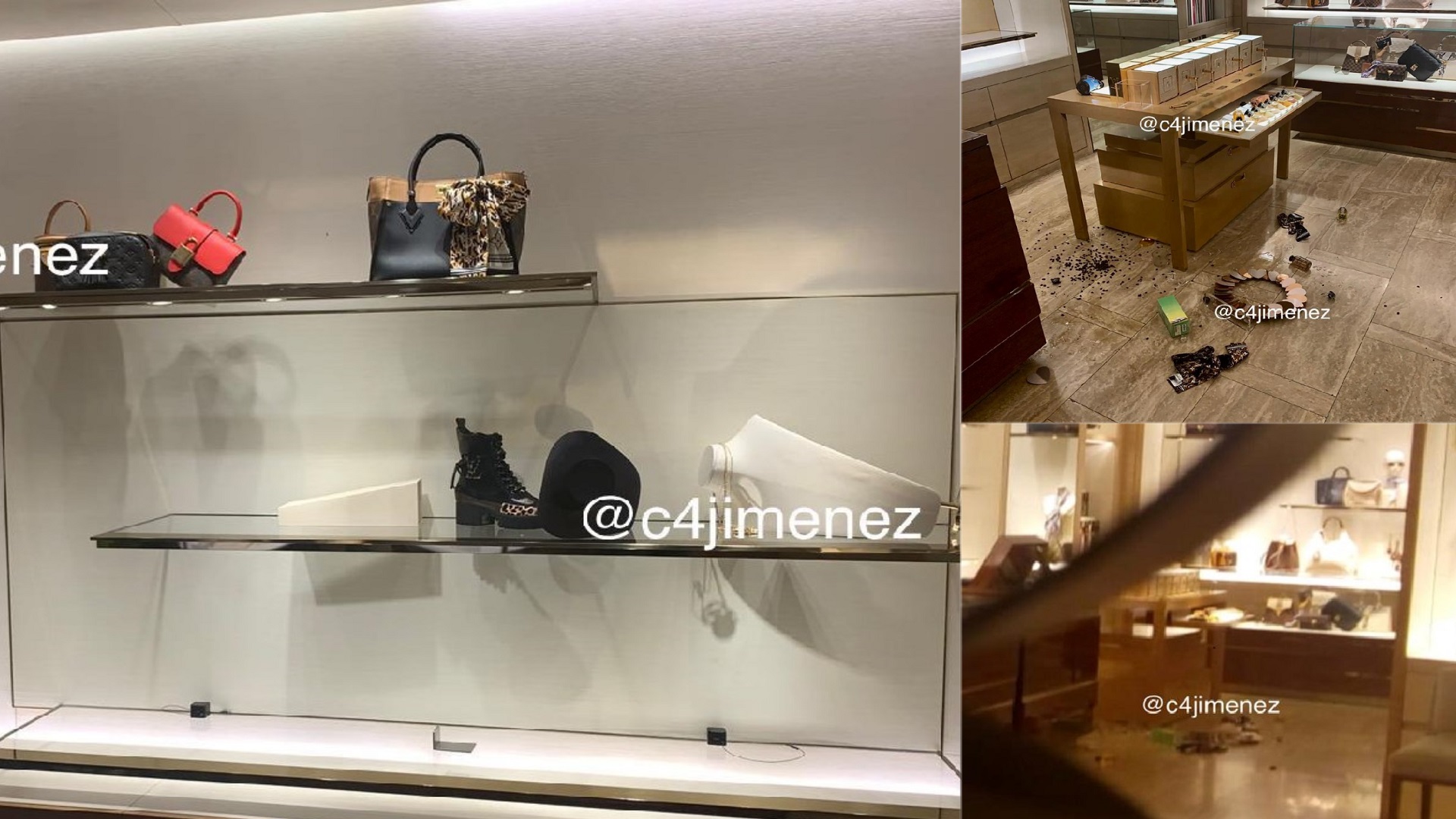 PGJ busca a responsables de robo en boutique Louis Vuitton de Polanco - robo-en-tienda-louis-vuitton
