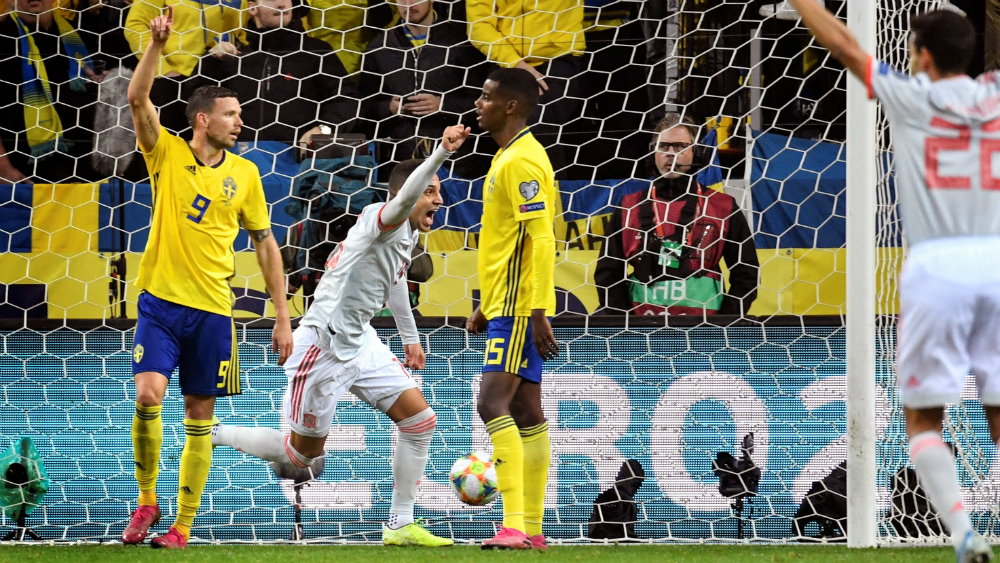 España empata en Suecia y califica a la Euro 2020