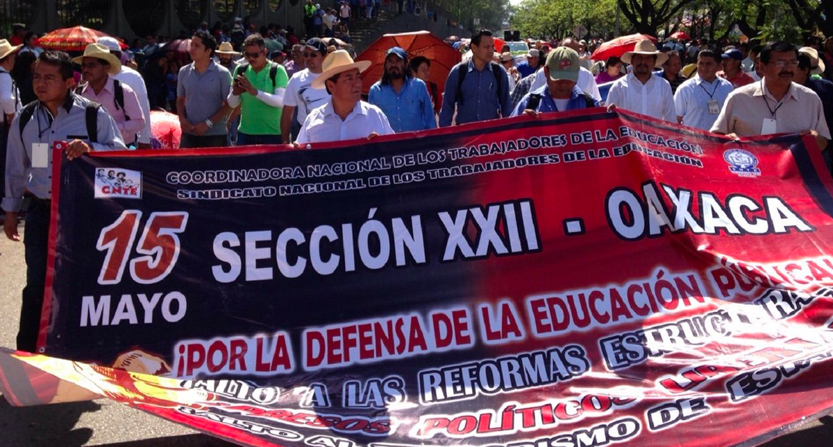 Sección 22 de la CNTE pide la democratización del SNTE