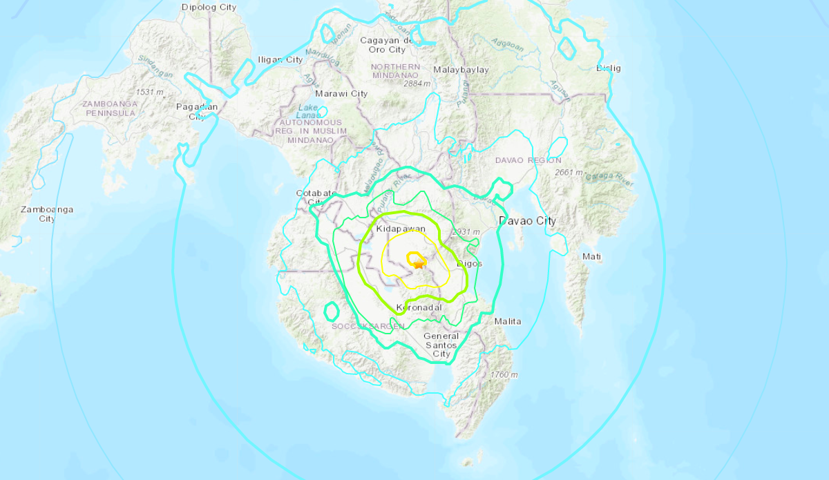 Sismo de magnitud 6.6 sacude el sur de Filipinas