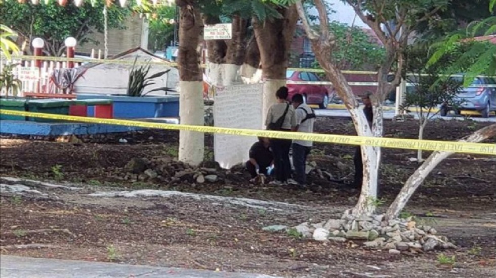 Hallan cabeza humana en Cancún frente a cuartel militar