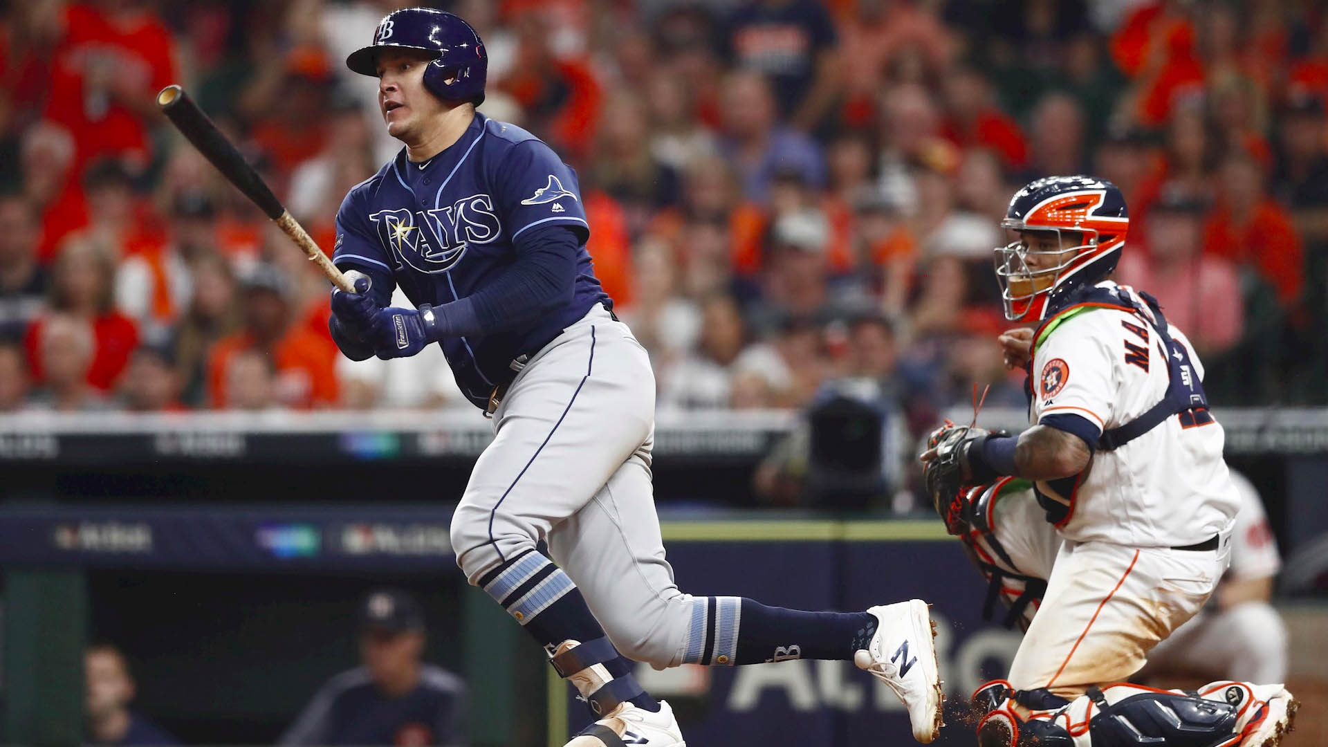 Rays obtienen primer triunfo ante los Astros en Serie Divisional