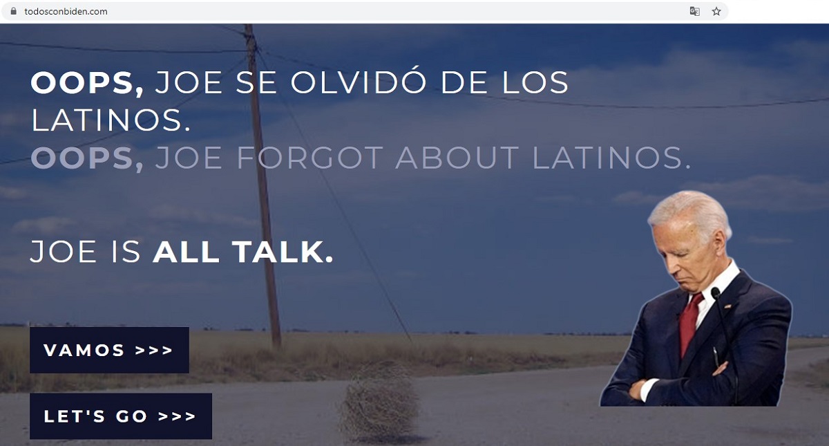 Trump y Biden llevan su guerra por el voto latino a Twitter - todos-con-biden