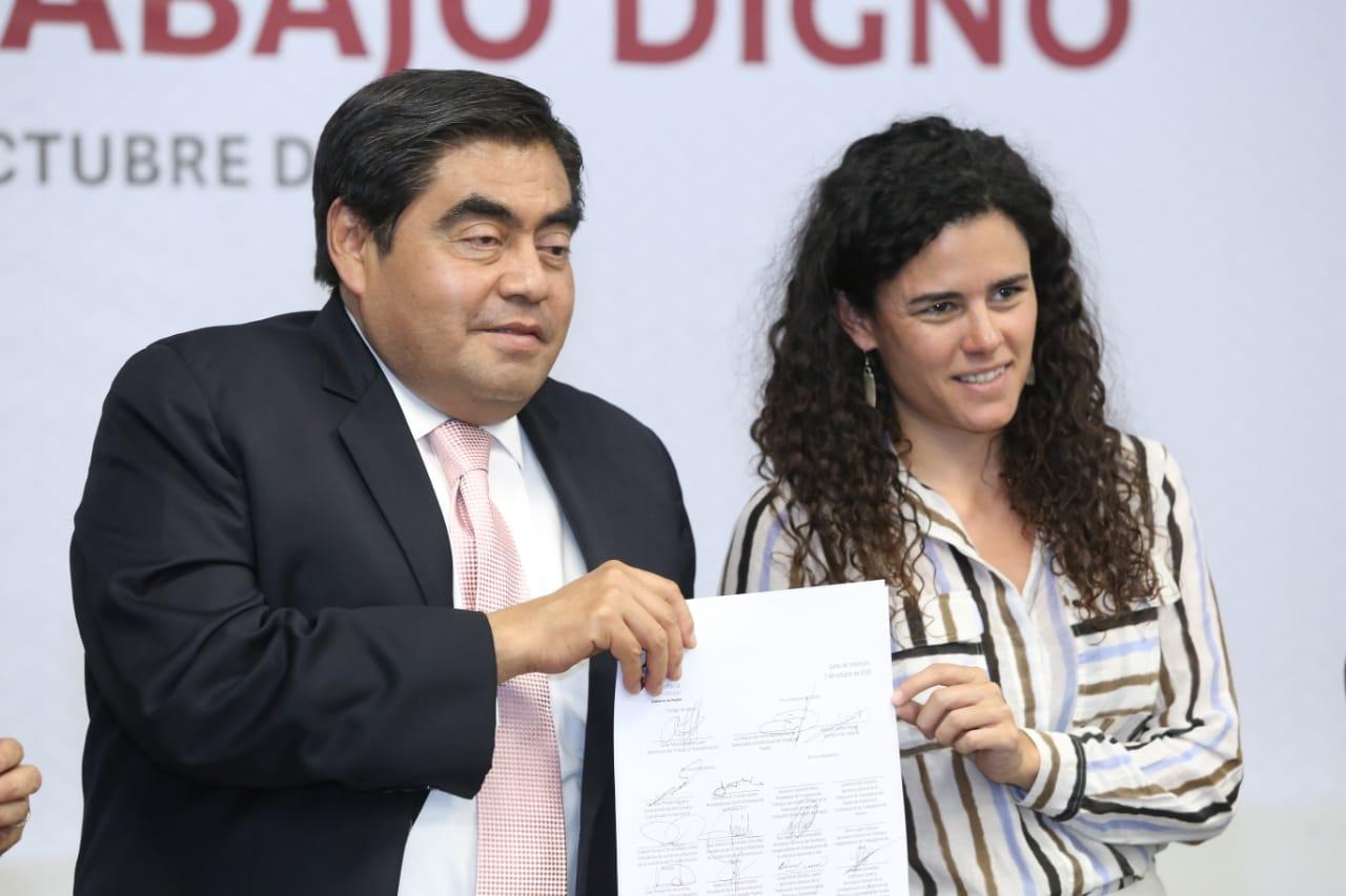 Justicia social, prioridad del gobierno de Miguel Barbosa en Puebla