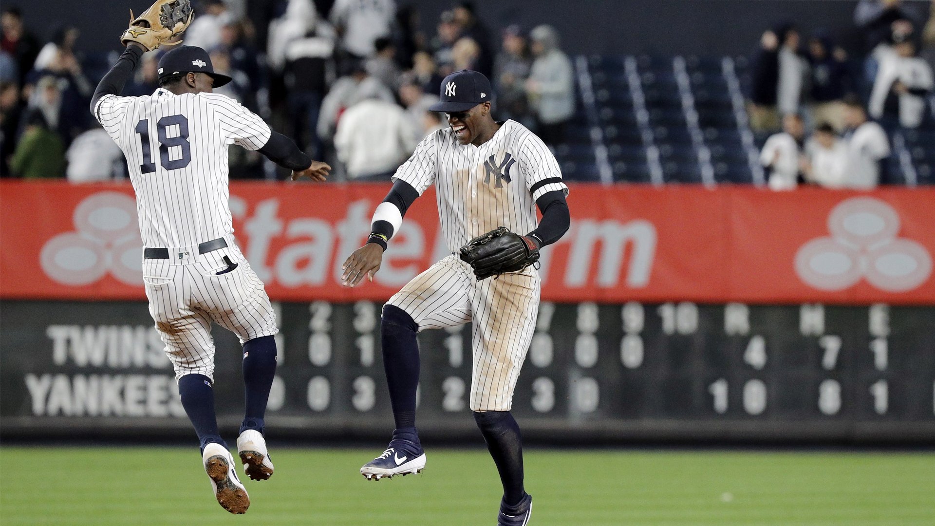 Los Yankees se llevan el primero de la serie contra los Mellizos