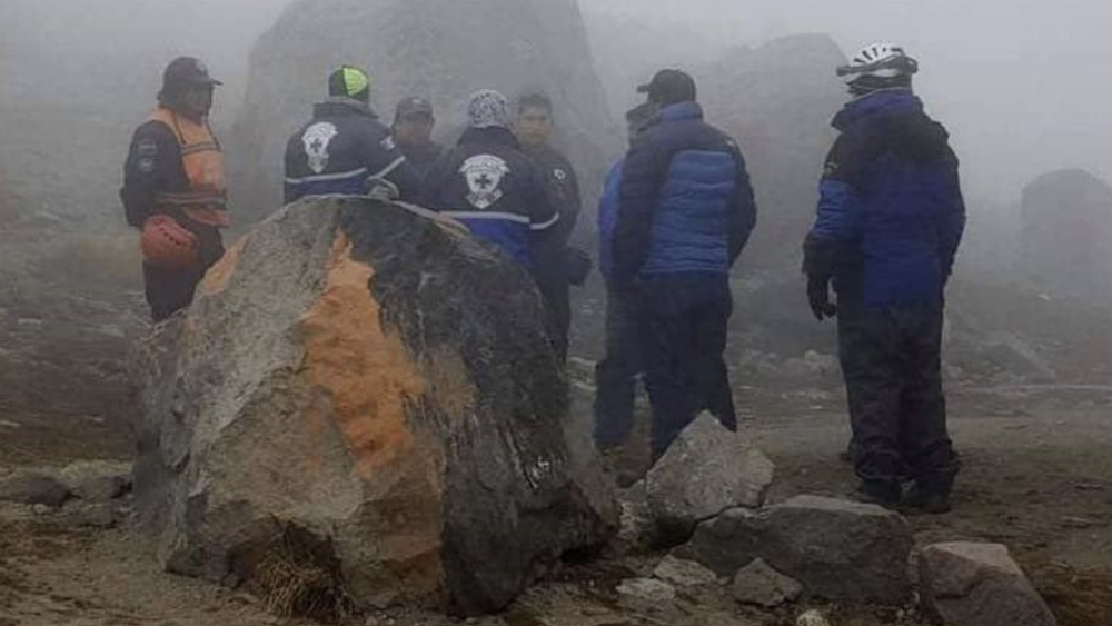 Se accidentan cinco alpinistas en Pico de Orizaba