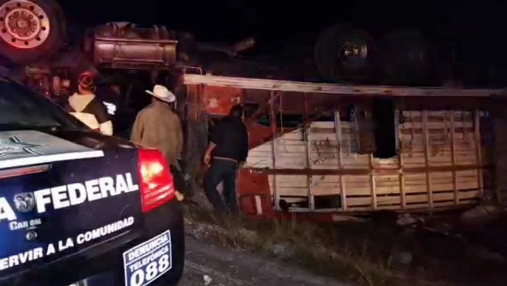 Accidente carretero deja un saldo de 20 peregrinos heridos