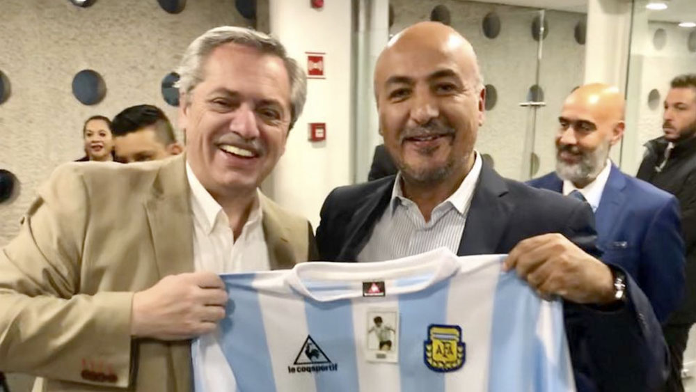 Alberto Fernández llega a México para reunión con López Obrador