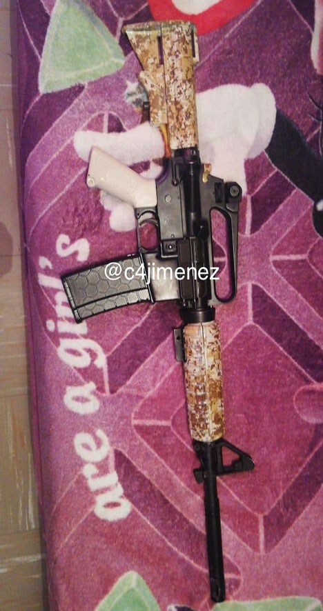 Sicario recibió 60 mil pesos para matar a líder de Los Villafán de Tepito - arma-larga-con-la-que-detuvieron-a-sicario