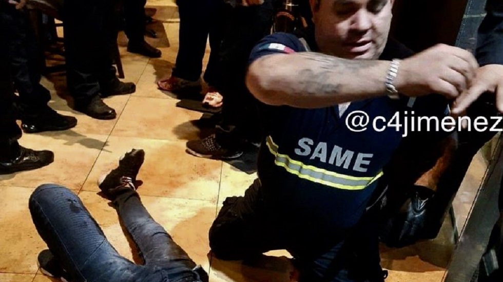 Policía frustra asalto en restaurante de Coapa y hiere a ladrón - asaltante-herido-de-bala-en-coyoacan