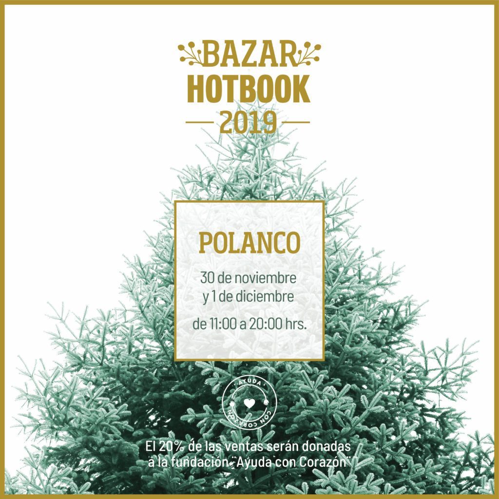 Bazar Hotbook 2019 en el Parque Lincoln en Polanco - bazar
