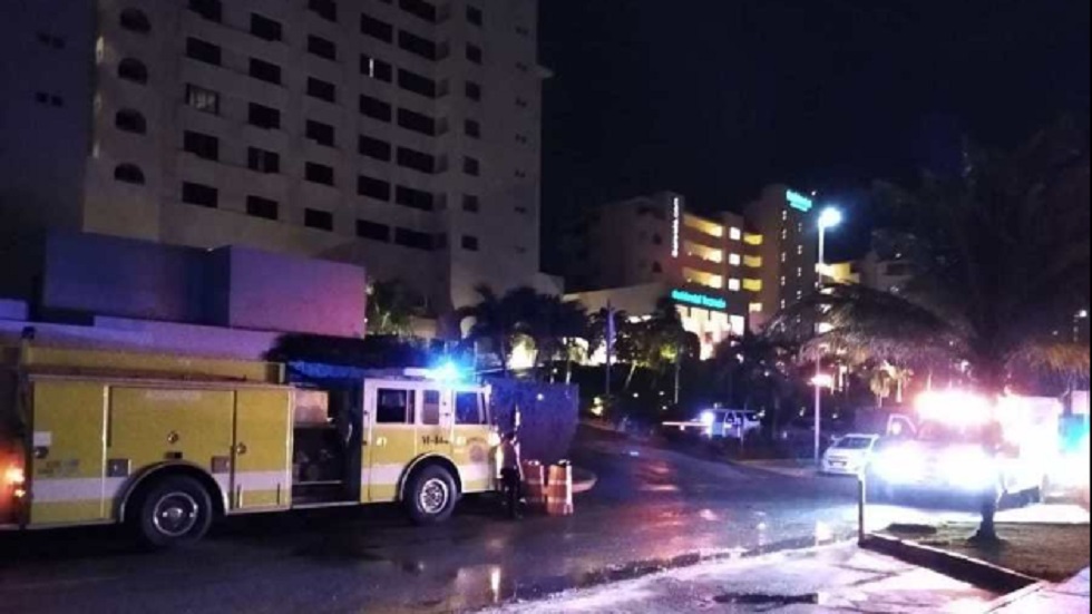 Incendio en hotel de Cancún provoca desalojo de 59 huéspedes