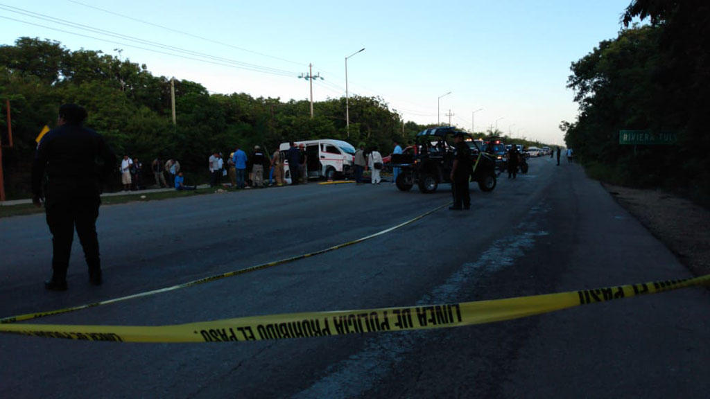 Choque deja una mujer muerta en carretera de Tulum - choque-en-carretera-de-tulum