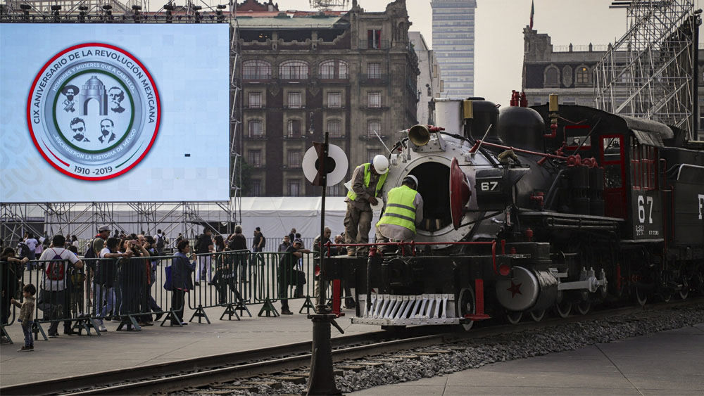 Alistan Plaza de la Constitución para desfile de la Revolución Mexicana
