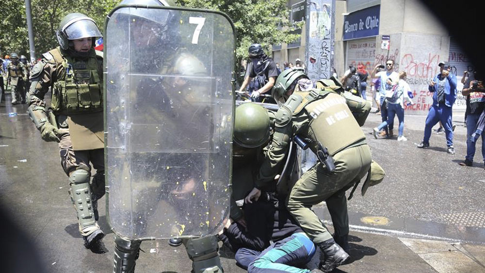 Suman más de 18 mil detenidos por manifestaciones en Chile