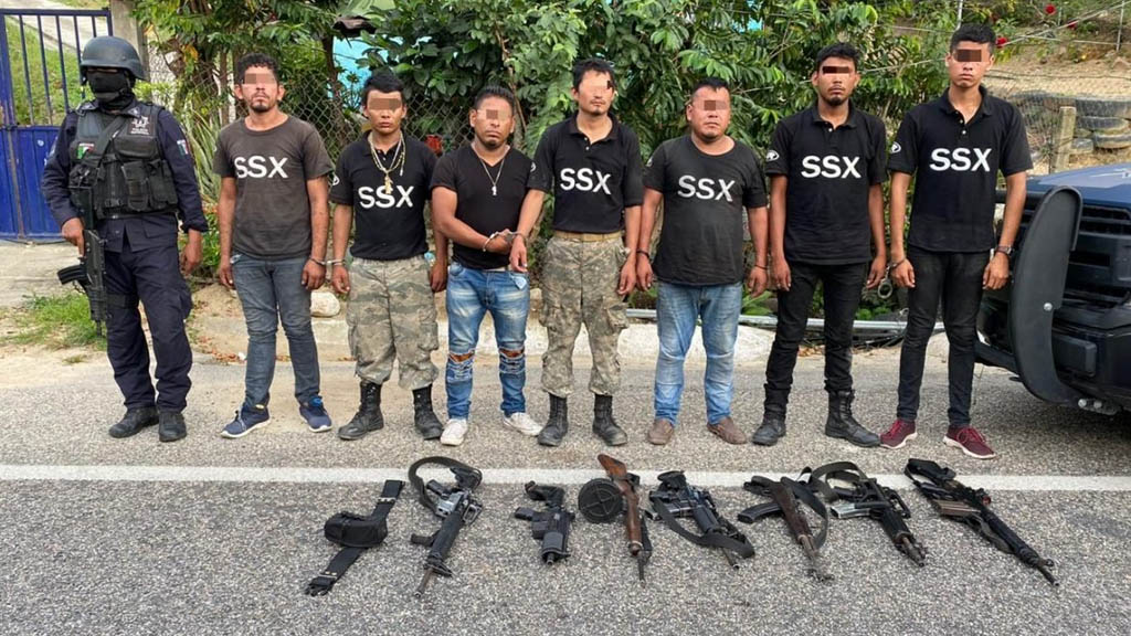 Continúa operativo de seguridad en Xaltianguis, Guerrero