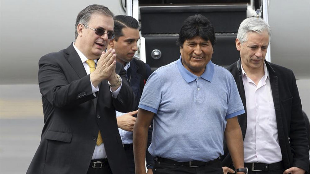 Gobierno interino boliviano acusa ‘intrusión’ del gobierno mexicano tras asilo a Evo Morales