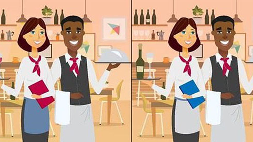 #RetoViral Descubra las 10 diferencias en el restaurante británico