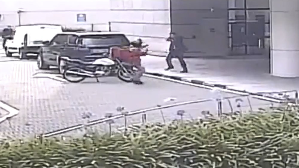 #Video Escolta impide asalto a mujer en Santa Fe