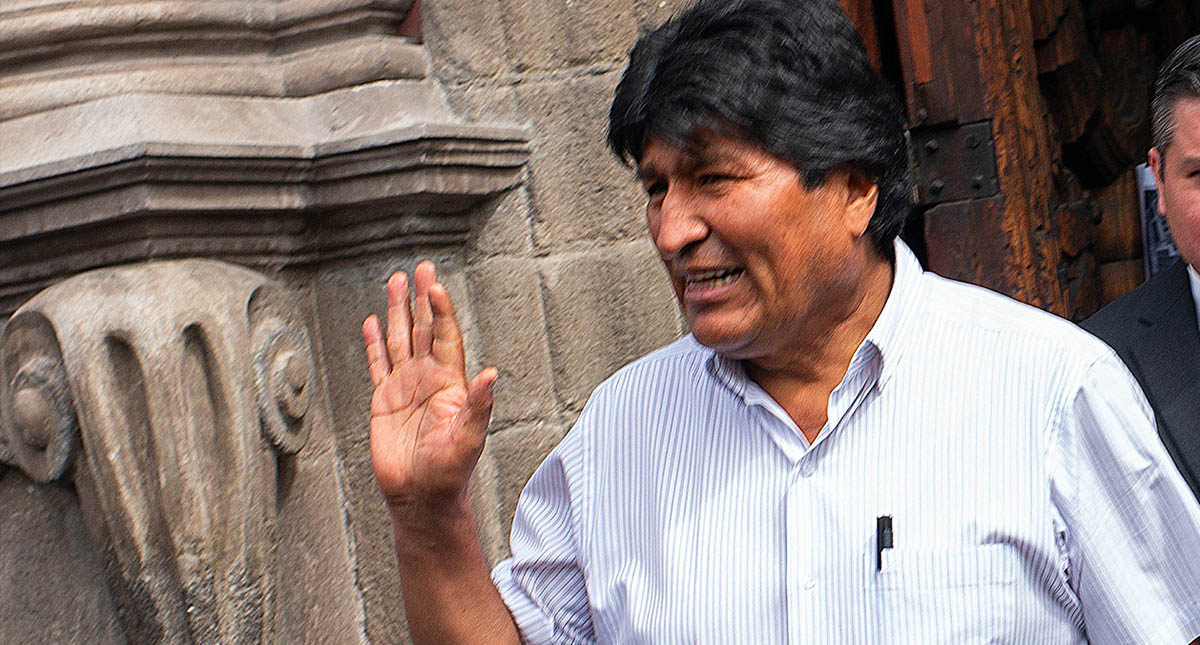 Llegué por la patria y no por la plata: Evo Morales