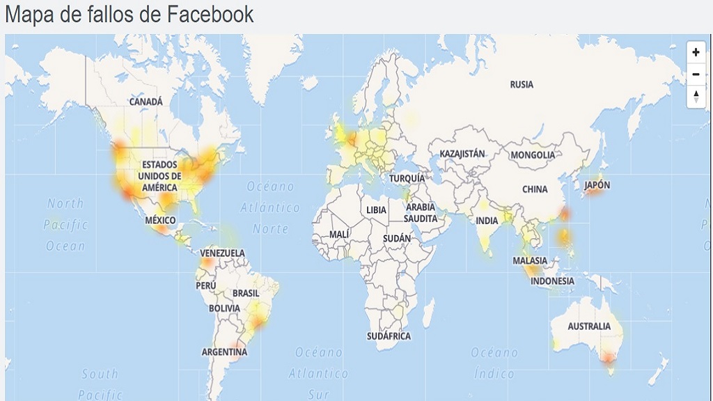 Facebook e Instagram se caen en varios países - fallos-de-facebook