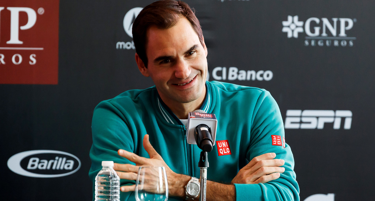 Roger Federer llega a México junto a Alexander Zverev