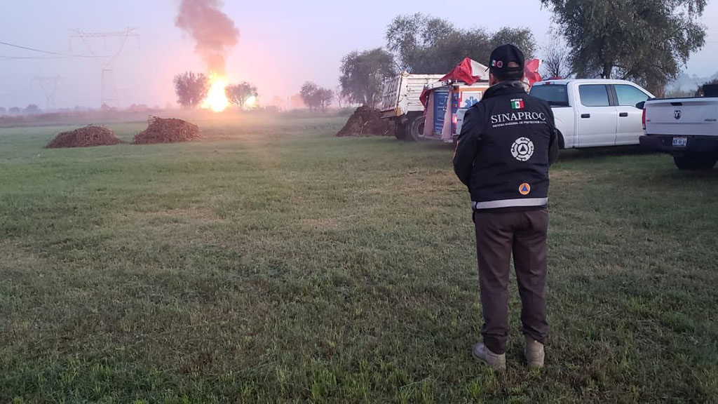 Cierran ducto de Pemex en Tlaxcala por fuga de Gas LP