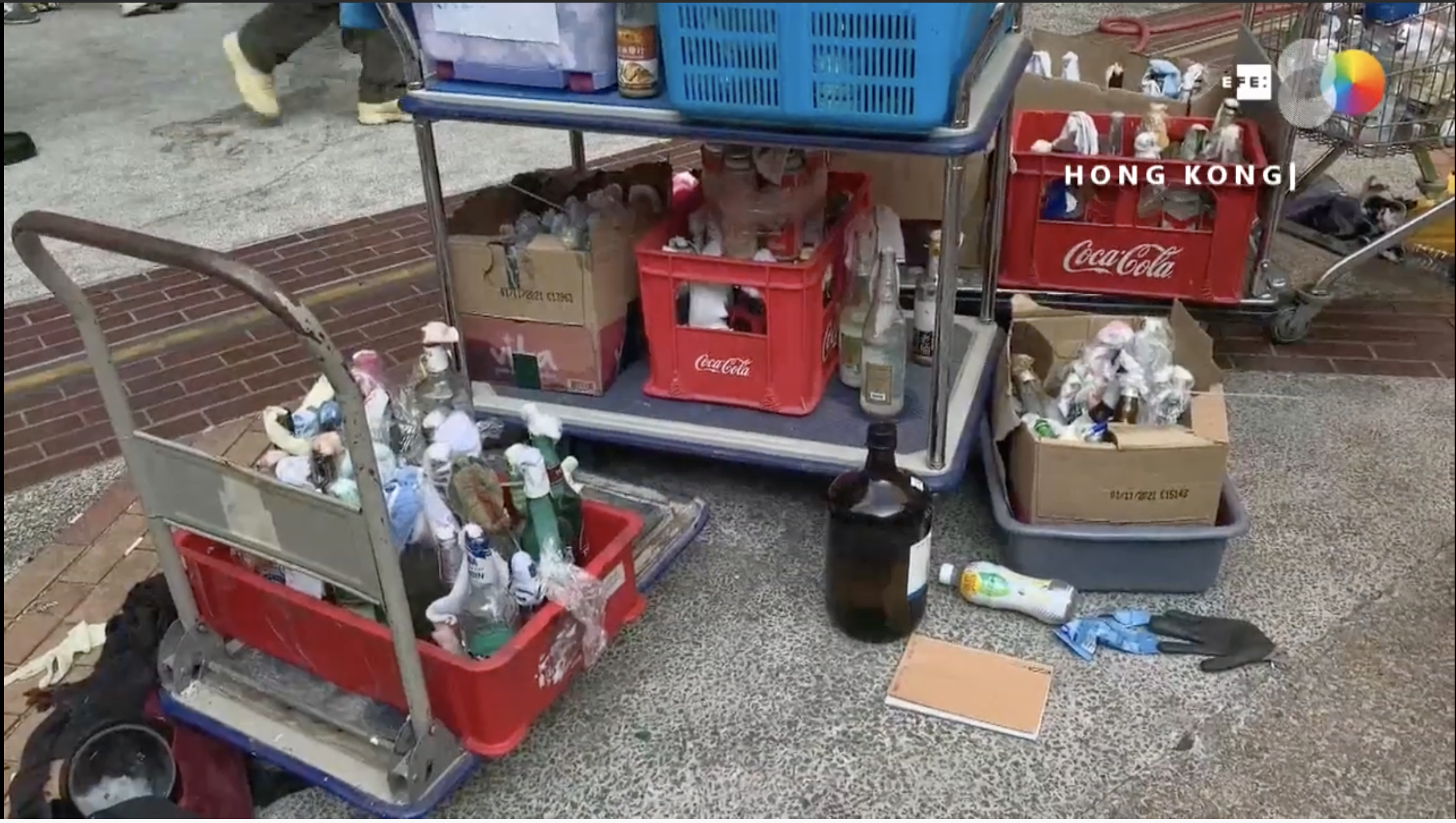 Una universidad desolada tras 11 días de asedio en Hong Kong