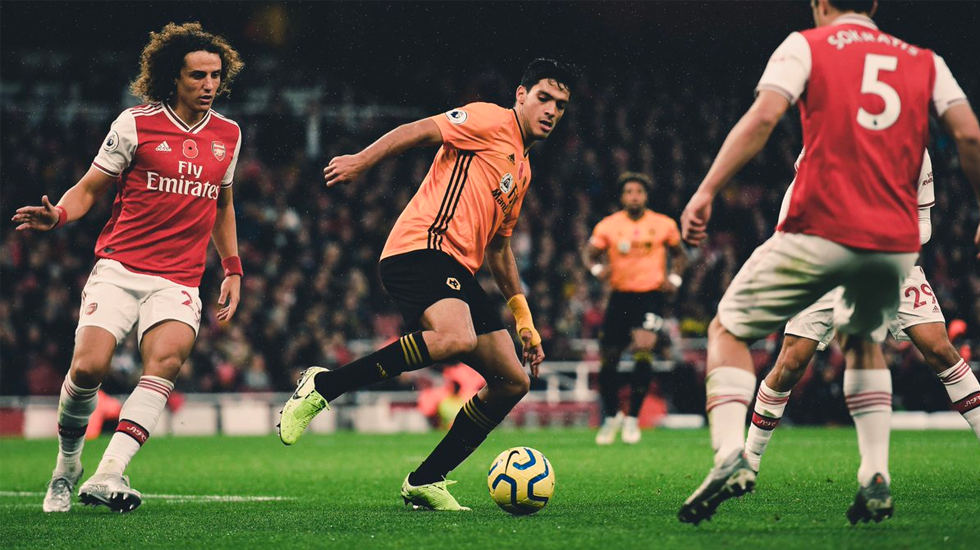 #Video Raúl Jiménez le da el empate a los Wolves en casa del Arsenal