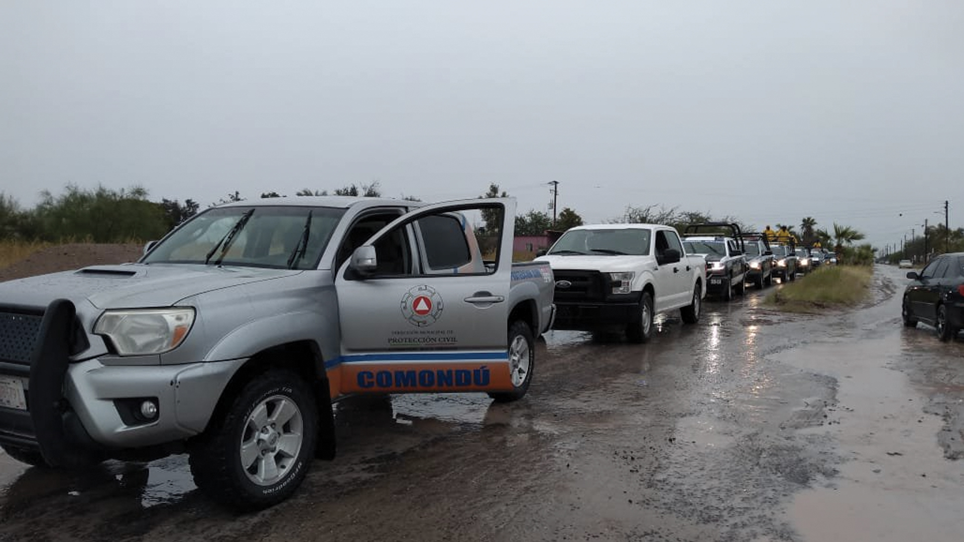 Fuertes lluvias en Comondú, Baja California Sur, por paso del Frente Frío 18