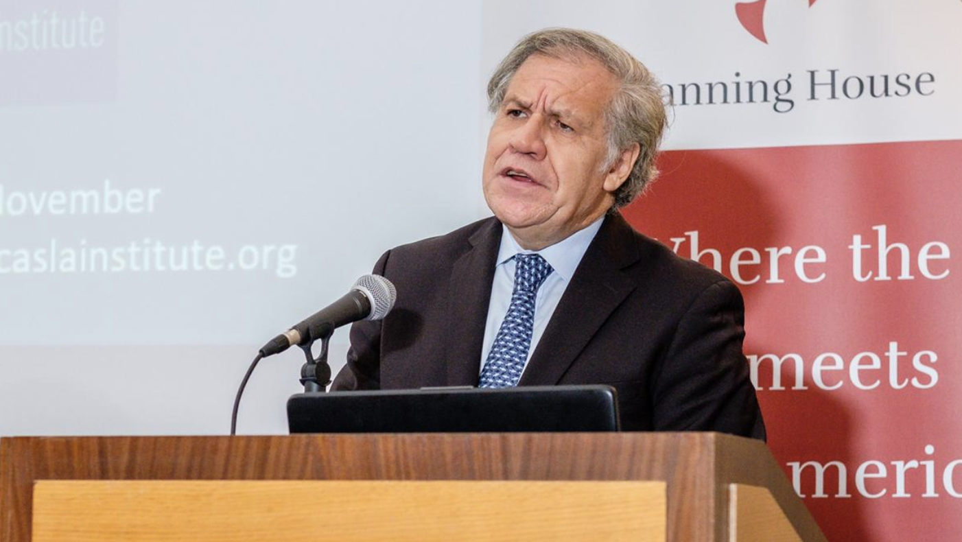 Almagro dice que quien cometió un “golpe de Estado” fue Evo Morales