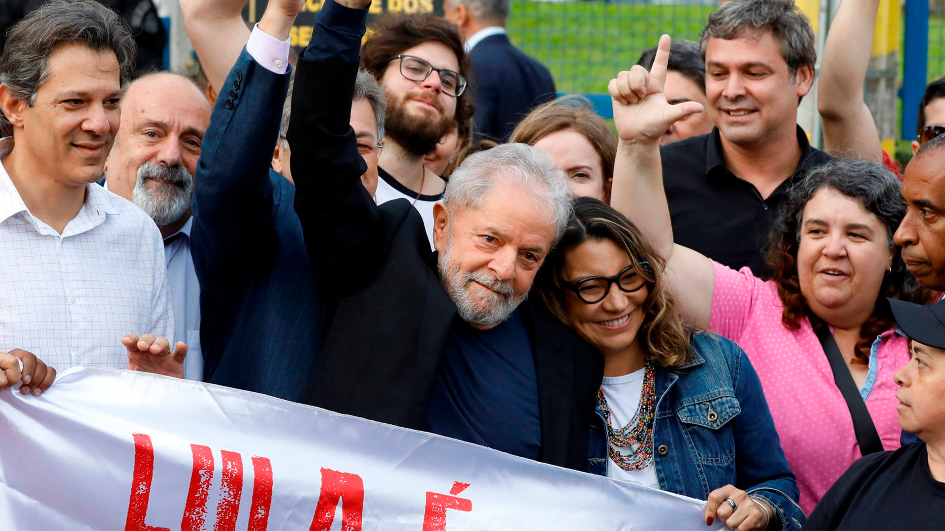 “Han intentado criminalizar a la izquierda”: Lula da Silva al salir de la cárcel de Curitiba