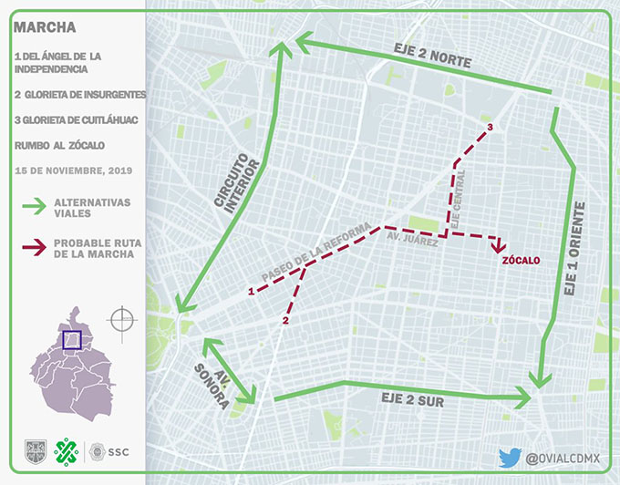 Comerciantes protestan en el Zócalo tras marcha - marchas-de-comerciantes-en-la-cdmx