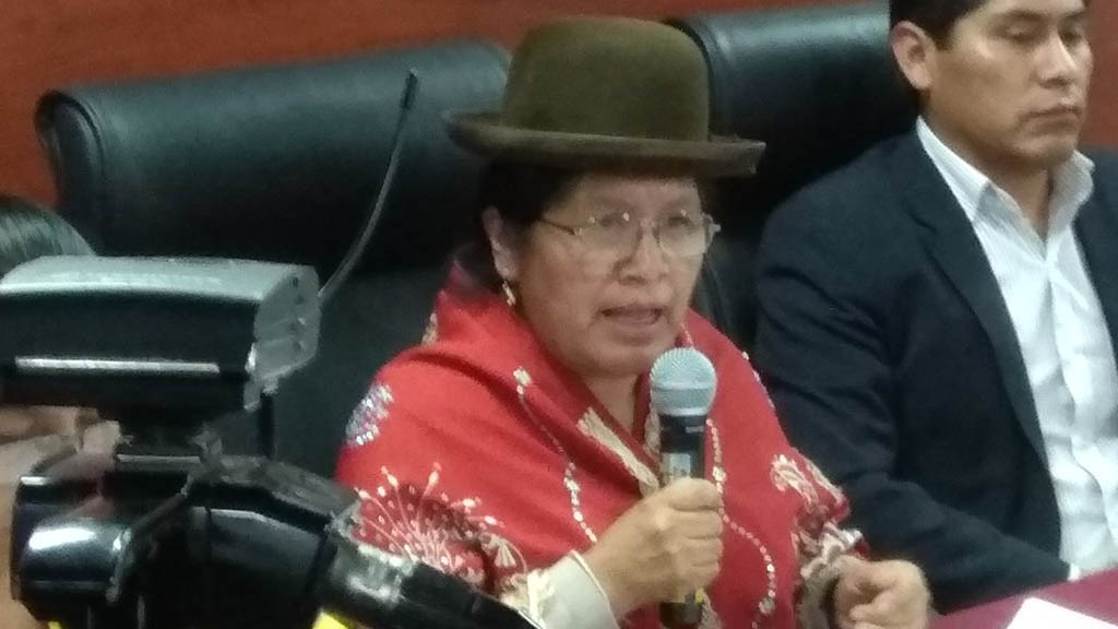 Detienen a expresidenta del Tribunal Supremo Electoral de Bolivia