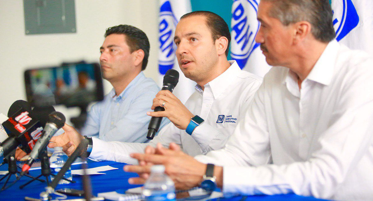 PAN plantea alianza parcial con PRD y MC para 2021