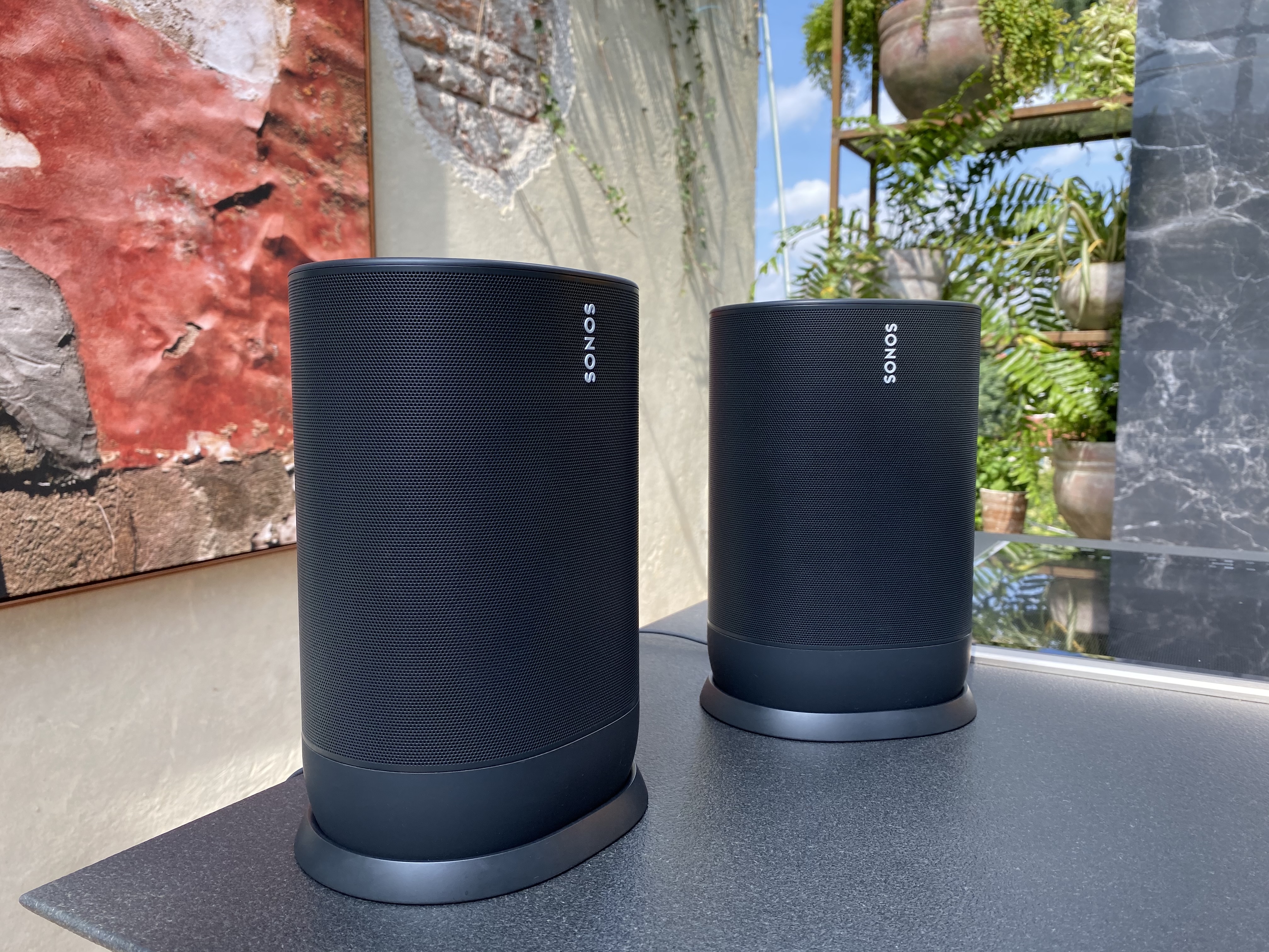 Move, la bocina portátil resistente a la lluvia y nieve