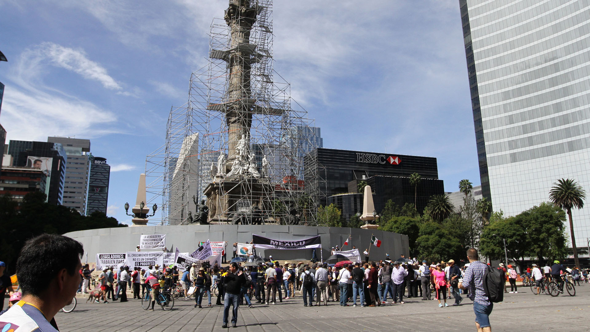 Nueve movilizaciones afectarán el tránsito de la Ciudad de México