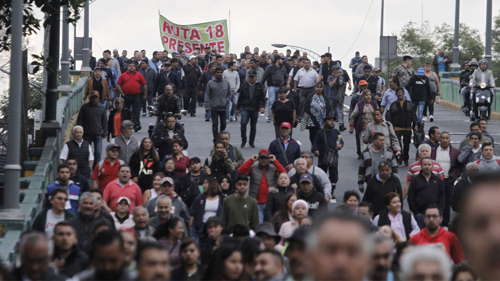Las manifestaciones de este jueves en la Ciudad de México