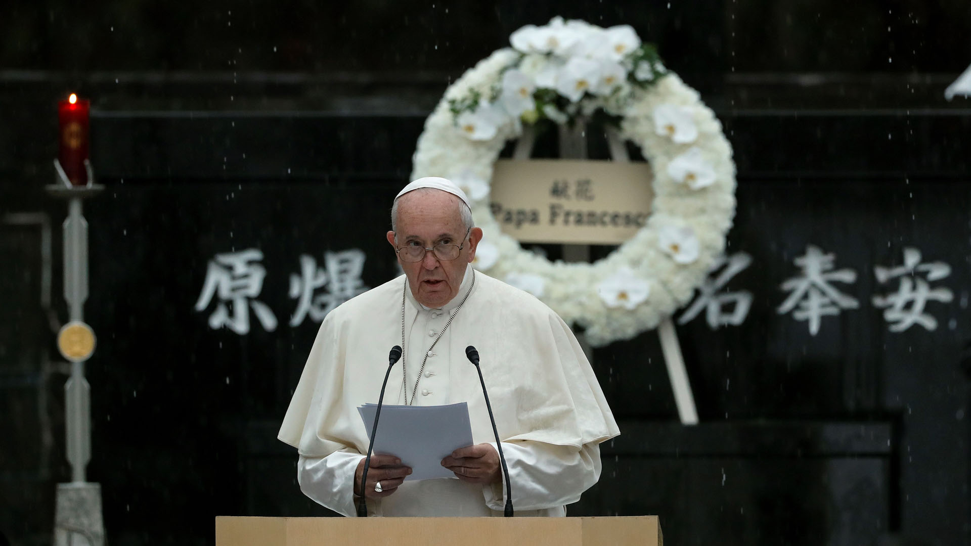 Papa Francisco pide desde Nagasaki el desarme nuclear - papa-francisco-en-la-ciudad-de-nagasaki