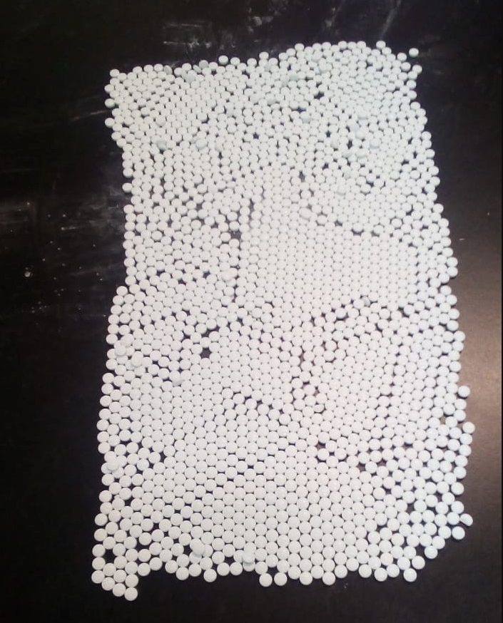 Aseguran mil 700 pastillas de fentanilo dentro de losa de mármol - pastillas-de-fentanilo-decomisadas
