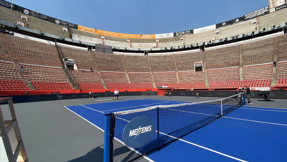 Plaza de Toros México se transforma para exhibición de Federer