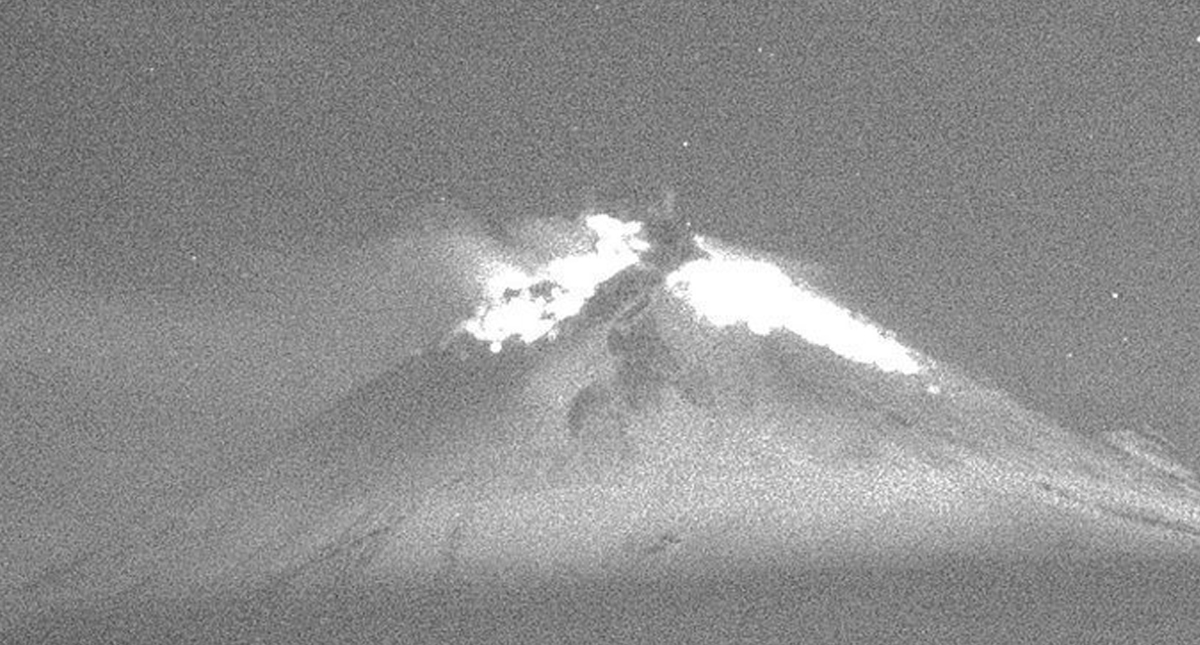 Popocatépetl emite 221 exhalaciones en las últimas 24 horas