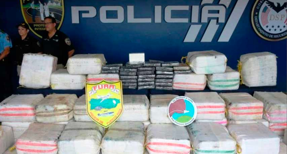 Puerto Rico decomisa el mayor cargamento de cocaína en su historia