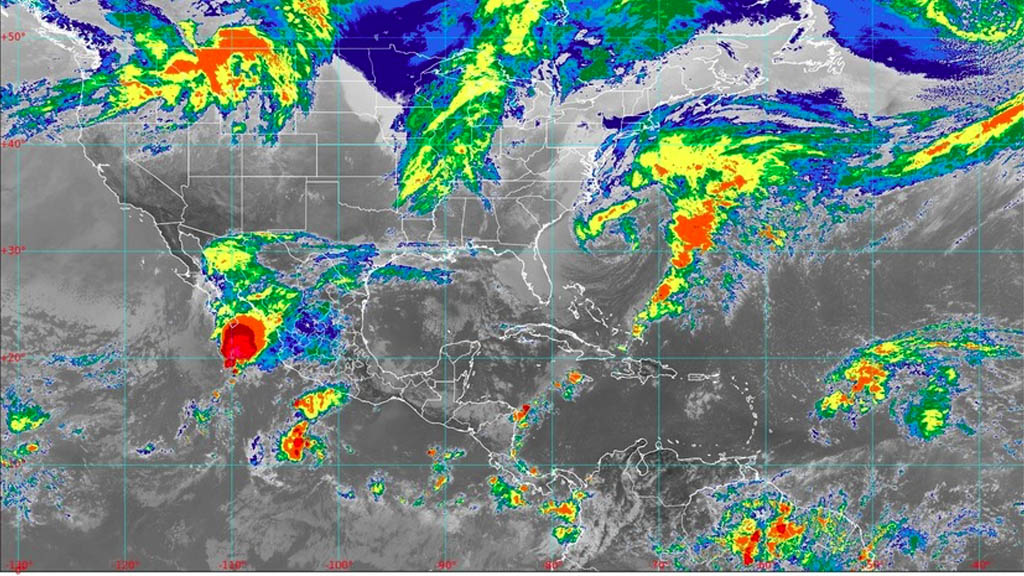 Prevén lluvias en el norte de México por remanentes de Raymond