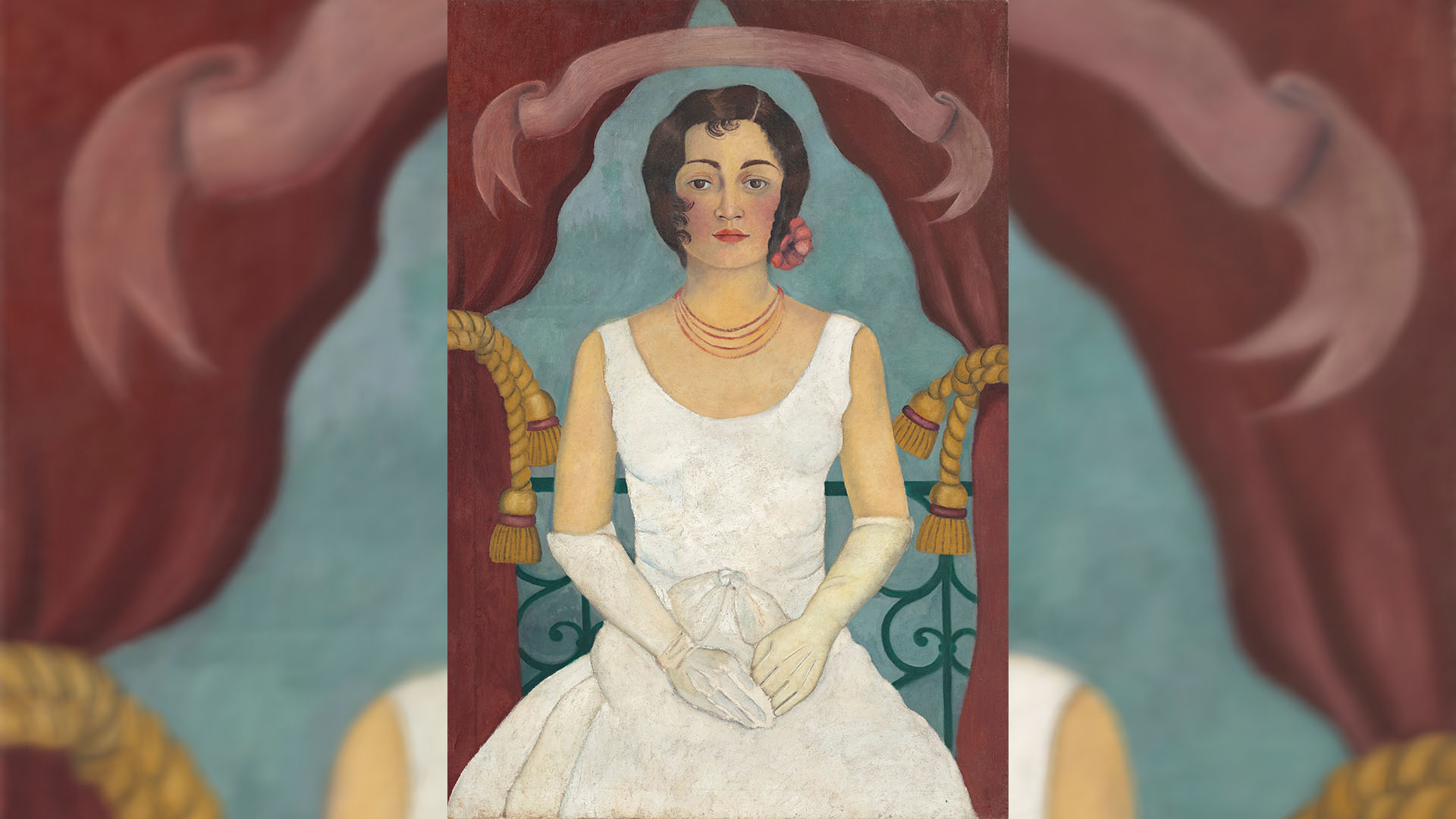 Pintura de Frida Kahlo alcanza precio récord en subasta - retrato-de-una-mujer-de-blanco-pintado-por-frida-kahlo