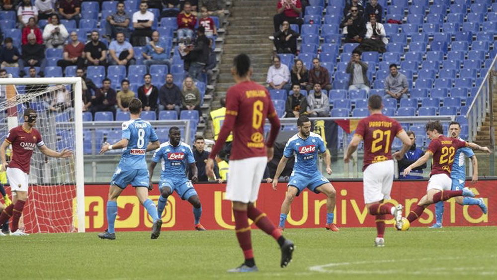 Roma saca al Napoli de puestos europeos